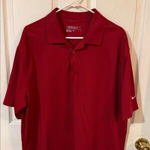 Nike Men's Bold Red Polo Shirt